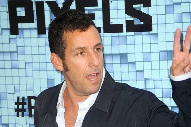 July 18, 2015 - New York, New York, U.S. - ADAM SANDLER arrives for the Pixels premiere at Regal E-Walk New York City. New York U.S.  - ZUMAny1_