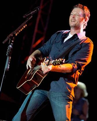 July 24, 2015 - Eau Claire, Wisconsin, U.S - Country musician BLAKE SHELTON performs live at the Country Jam USA music festival in Eau Claire, Wisconsin Eau Claire U.S. - ZUMAs135