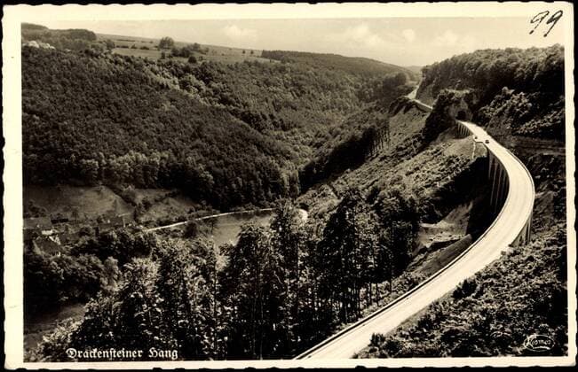 Stuttgart Baden Württemberg, Autobahn nach Ulm, Drackensteiner Hang