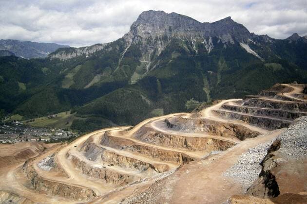 IMAGO Nature: Unsere Erde, Ressourcen, Erze Erzberg in Eisenerz in der Steiermark, Österreich  1065502395