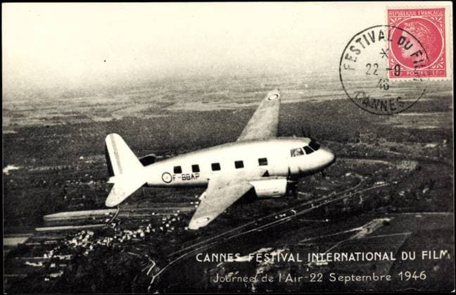 Cannes en Alpes Maritimes, Festival International du Film 1946, Flieger !AUFNAHMEDATUM GESCHÄTZT!