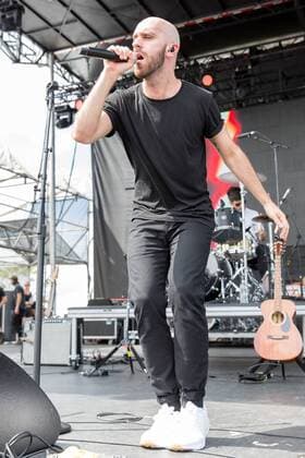 Aug. 23, 2015 - Wantagh, New York, U.S - Singer SAM HARRIS of X Ambassadors performs live at the inaugural Billboard Hot 100 music festival at the Nikon at Jones Beach Theater in Wantagh, New York Wantagh U.S. - ZUMAs135