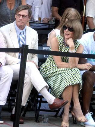 Aug. 24, 2015 - New York, New York, U.S. - SHELBY BRYAN and ANNA WINTOUR attend the NYC Street Tennis event in the Meatpacking District. New York U.S. - ZUMAk03_