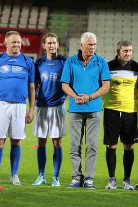Westbalkan Konferenz - Western Bakans Summit Wien, Horr Stadion, 26. 08. 2015 Fußballspiel FC Future EU : FC EU Sebastian KURZ