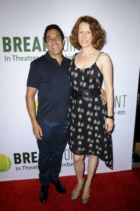 Oscar Nunez & wife Ursula Whittaker BREAK POINT FILM PREMIERE Hollywood  Patrick Rideaux