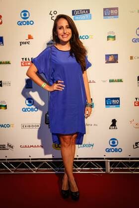 RIO DE JANEIRO, Brazil - 01 09 2015: BIG BRAZILIAN CINEMA AWARD 2015 - Luana Martau during the fourteenth edition of the Brazilian Film Grand Prize, sponsored by the Brazilian Film Academy.  Andr?xHorta