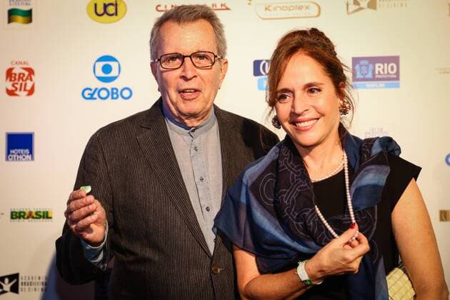 RIO DE JANEIRO, Brazil - 01 09 2015: BIG BRAZILIAN CINEMA AWARD 2015 - Daniel Filho during the fourteenth edition of the Brazilian Film Grand Prize, sponsored by the Brazilian Film Academy.  Andr?xHorta