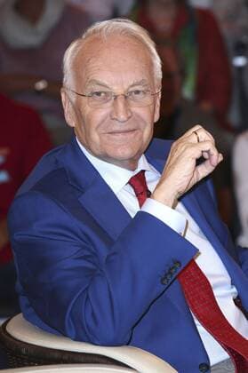 Edmund Stoiber bei der Aufzeichnung der ZDF-Talkshow Markus Lanz im Studio Stahltwiete. Hamburg, 02.09.2015 Foto:xU.xGlockmannx xFuturexImage