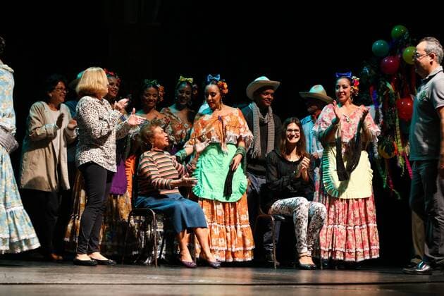 JANUARY RJ DE JANEIRO - 02 09 2015: FOLKLORE BALLET OF MEXICO - For the first time in Brazil, the Mexican Folkloric Ballet of the University Veracruzana perform at Teatro Carlos Gomes, with a free show to give the locals the 450th anniversary of the City Rio de Janeiro.  Andr?xHorta