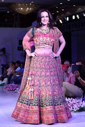 Sept. 4, 2015 - Jaipur, Rajasthan, India - An Indian Models display the collection on ramp during the Jaipur Couture Fashion Show 2015 in Jaipur , 4 Sept,2015.(Photo By Jaipur India  - ZUMAn230