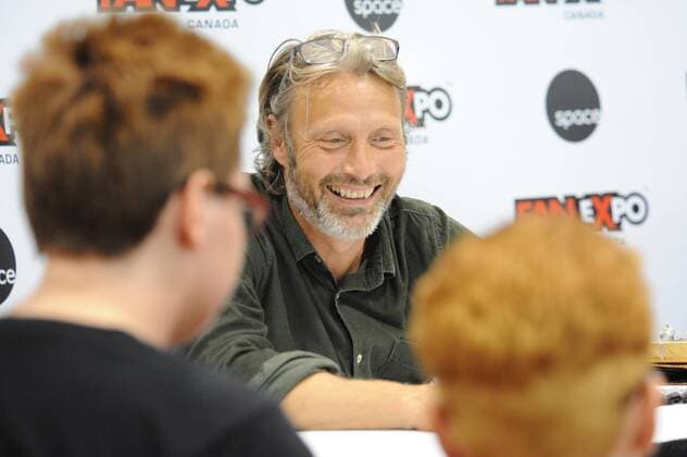 Sept. 4, 2015 - Toronto, Ontario, Canada - September 4, 2015 - Toronto, Ontario, Canada - Danish actor, Mads Mikkelsen appears at Fan Expo Canada at the Metro Toronto Convention Centre in Toronto, Canada. Toronto Canada - ZUMAm115