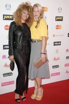 Eva Mona Rodekirchen mit Gast bei Music meets Media 2015 im Sheraton Berlin Grand Hotel Esplanade. Berlin, 04.09.2015 Foto:xFredericx xFuturexImage