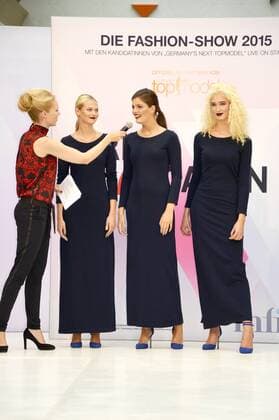 bei der Fashion Show mit den Kandidatinnen der 10. Staffel von Germany s Next Topmodel in den Riem Arcaden. München, 05.09.2015 Foto:xP.xSchönbergerx xFuturexImage