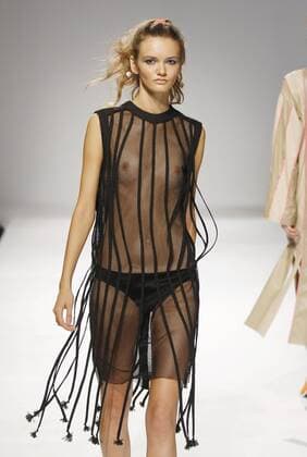 Sept. 5, 2015 - Kiev, Ukraine - A model presents a creation by Ukrainian designer OMELYA during the Mercedes-Benz Kiev Fashion Days in Kiev,Ukraine,05 September 2015. The event presents Spring Summer 2016 collections by Ukrainian and international designers from 3 to 6 September. Kiev Ukraine - ZUMAg194