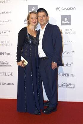 Michael Hirte mit Gattin Jacqueline bei der Verleihung der 21. Goldenen Henne 2015 im Velodrom. Berlin, 05.09.2015 Foto:xJ.xQuinternx xFuturexImage