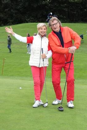 Marianne und Michael Hartl, Tabaluga Golf Cup in Tutzing am 05.09.2015