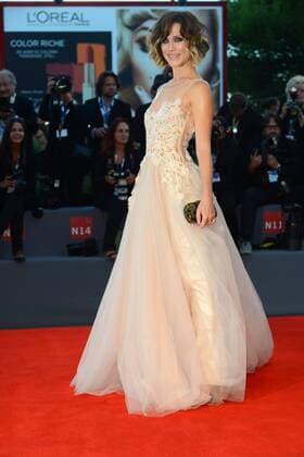 ENTERTAINMENT RED CARPET 72. Filmfest Venedig: Kineo Award 72nd Venice Film Festival, Red Carpet Kineo Award s Diamanti per il cinema . Pictured: Gabriella Pession  SimonexComi Venezia2015