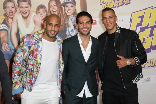 Elyas M Barek, Farid Bang, Filmpremiere von Fack Ju Goehte 2 im Mathaeser Filmpalast in Muenchen am 07.09.2015