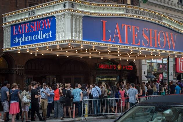 Sept. 3, 2015 - New York, New York, U.S. - The Ed Sullivan Theater, home to the Late Show with Stephen Colbert scheduled to premiere on CBS, Thursday September 3, 2015. New York U.S. - ZUMAb09_
