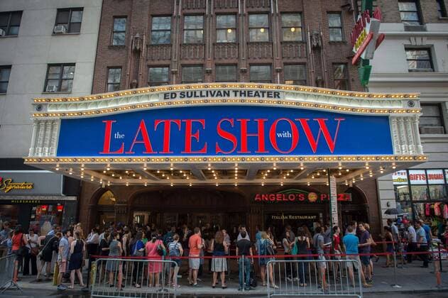 Sept. 3, 2015 - New York, New York, U.S. - The Ed Sullivan Theater, home to the Late Show with Stephen Colbert scheduled to premiere on CBS, Thursday September 3, 2015. New York U.S. - ZUMAb09_