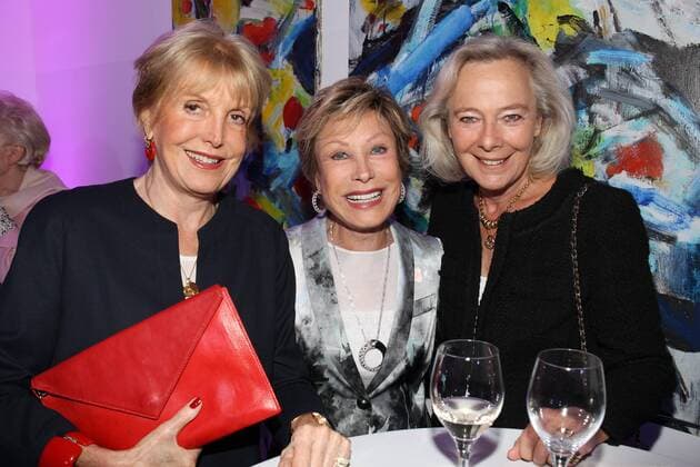 Maja Schulze-Lackner, Dr. med. Antje-Katrin Kühnemann, Uschi zu Hohenlohe-Oehringen, Susanne Wiebe Fashion and Art Show in Muenchen am 09.09.2015