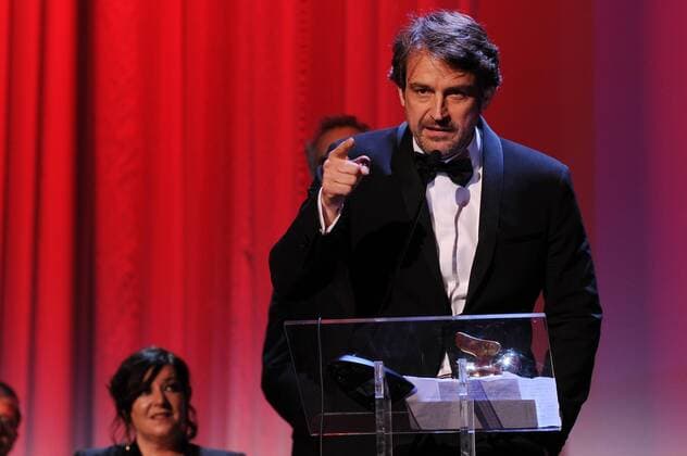 72nd Venice Film Festival, Awards Ceremony Pictured: Lorenzo Vigas, Golden Lion for the best film Desde Alla  AlbertoxTerenghi Veneziax2015
