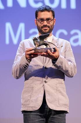 72nd Venice Film Festival, Awards Ceremony Pictured: Gabriel Mascaro, special prize of the jury Orizzonti for the film Boi neon  AlbertoxTerenghi Veneziax2015