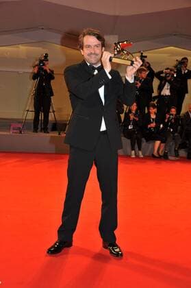 72nd Venice Film Festival, Red carpet closing ceremony and Golden Lyon Award Pictured Lorenzo Vigas  CamillaxMorandi Veneziax2015