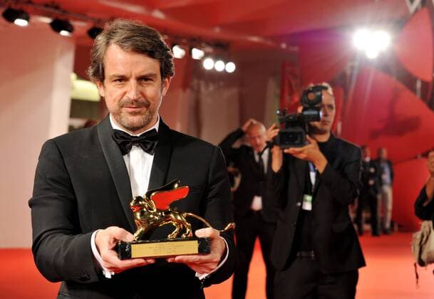 72nd Venice Film Festival, Red carpet closing ceremony and Golden Lyon Award Pictured Lorenzo Vigas  CamillaxMorandi Veneziax2015