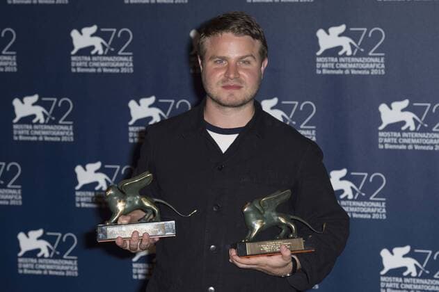 Venezia 12 09 2015 72. Mostra Internazionale d Arte Cinematografica Festival del Cinema di Venezia Premio miglior regia - Brady Corbet  0