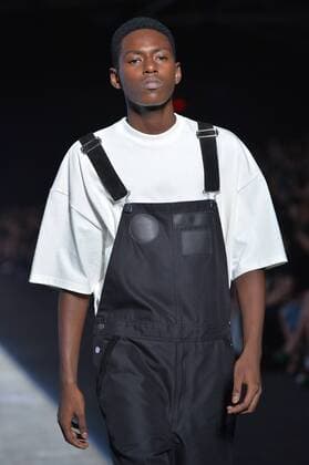 Binx Walton walks on the runway at the Alexander Wang Fashion Show at Pier 94 during New York Fashion Week Spring Summer 2016 Collections in New York City on September 12, 2015.  NYP20150912901 ANDREAxHANKS