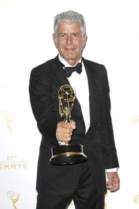 Anthony Bourdain CREATIVE ARTS EMMY AWARDS: PRESSROOM Los Angeles  Patrick Rideaux