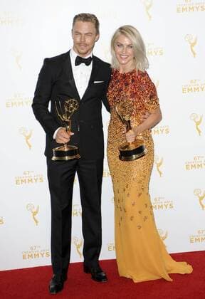 Derek Hough & Julianne Hough CREATIVE ARTS EMMY AWARDS: PRESSROOM Los Angeles  Patrick Rideaux