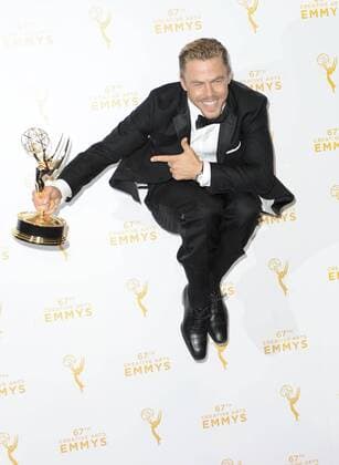 Derek Hough CREATIVE ARTS EMMY AWARDS: PRESSROOM Los Angeles  Patrick Rideaux