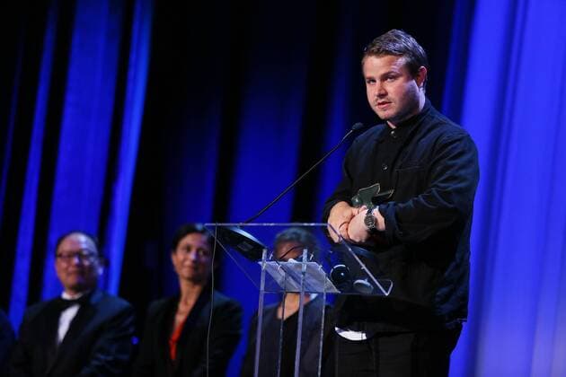 VENICE, ITALY - SEPTEMBER 12: Brady Corbet attends Closing Ceremony - Inside during 72nd Venice Film Festival at Palazzo Del Cinema on September 12, 2015 in Venice, Italy. markxcape