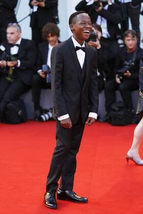 VENICE, ITALY - SEPTEMBER 12: Abraham Attah attends The Closing Ceremony Red Carpet during 72nd Venice Film Festival at Palazzo Del Cinema on September 12, 2015 in Venice, Italy. markxcape