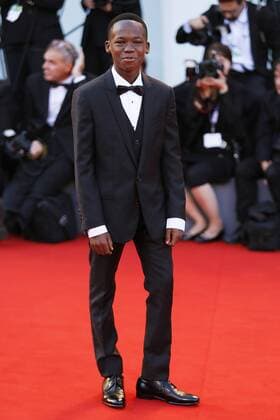 VENICE, ITALY - SEPTEMBER 12: Abraham Attah attends The Closing Ceremony Red Carpet during 72nd Venice Film Festival at Palazzo Del Cinema on September 12, 2015 in Venice, Italy. markxcape