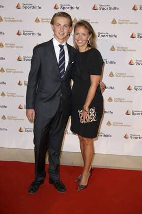 Jonica Jahr-Goedhart mit ihrem Sohn Johann Goedhart bei der Verleihung der Goldenen Sportpyramide 2015 in der Handelskammer. Hamburg, 12.09.2015 Foto:xgbrcix xFuturexImage