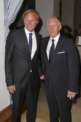 Gerhard Delling und Johannes B. Kerner bei der Verleihung der Goldenen Sportpyramide 2015 in der Handelskammer. Hamburg, 12.09.2015 Foto:xgbrcix xFuturexImage