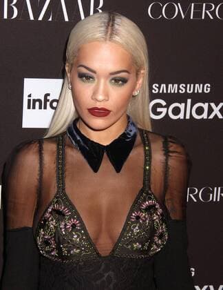 Sept. 16, 2015 - New York, New York, U.S. - Singer RITA ORA attends the 2015 HARPER S BAAZAR celebrates ICONS red carpet held held at the Plaza Hotel, New York U.S. - ZUMAk03_