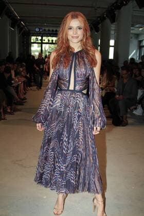 Sept. 16, 2015 - Ny, NY, U.S. - New York, NY September 17, 2015 : .Actress Bella Thorne front row during the J. Mendel show during Fashion Week Spring Summer 2016 on September 17, 2015. Ny U.S. - ZUMAs49_
