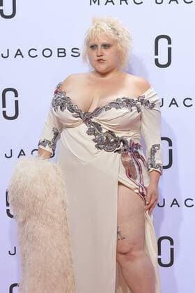 Beth Ditto on the red carpet at the Marc Jacobs Spring Summer 2016 runway show at The Ziegfeld Theater during New York Fashion Week in New York City on September 17, 2015.  NYP201509172132 ANDREAxHANKS