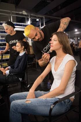 Backstage del desfile de Agatha Ruiz de la Prada en la Mercedes Benz Fashion Week 2015 de Madrid. 588 cordon press Agatha Ruiz de la Prada s backstage in Mercedes Benz Fashion Week 2015 in Madrid. 