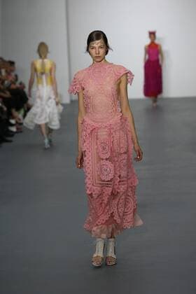 . 18 09 2015. London, United Kingdom. Bora Aksu show at London Fashion Week-S S 2016-Day One.  xStephenxLockx xi-Imagesx IIM-11057-0013