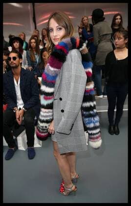 . 18 09 2015. London, United Kingdom. Rosie Fortescue at Bora Aksu show at London Fashion Week-S S 2016-Day One.  xStephenxLockx xi-Imagesx IIM-11057-0037