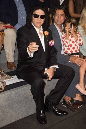 Gene Simmons en el desfile de Francis Montesinos de la Mercedes Benz Fashion Week 2015 en Madrid. 588 cordon press Gene Simmons at the Francis Montesinos catwalk of Mercedes Benz Fashion Week 2015 in Madrid. 