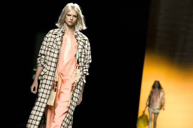 Model bei der Alianto Fashion Show auf der Mercedes-Benz Fashion Week Madrid Spring Summer 2016. Madrid, 18.09.2015 Alianto Model 