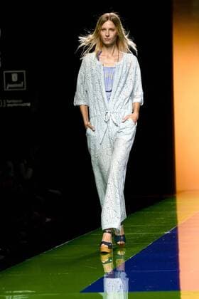 Model bei der Alianto Fashion Show auf der Mercedes-Benz Fashion Week Madrid Spring Summer 2016. Madrid, 18.09.2015 Alianto Model 