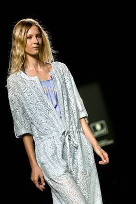Model bei der Alianto Fashion Show auf der Mercedes-Benz Fashion Week Madrid Spring Summer 2016. Madrid, 18.09.2015 Alianto Model 