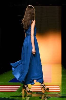 Model bei der Alianto Fashion Show auf der Mercedes-Benz Fashion Week Madrid Spring Summer 2016. Madrid, 18.09.2015 Alianto Model 